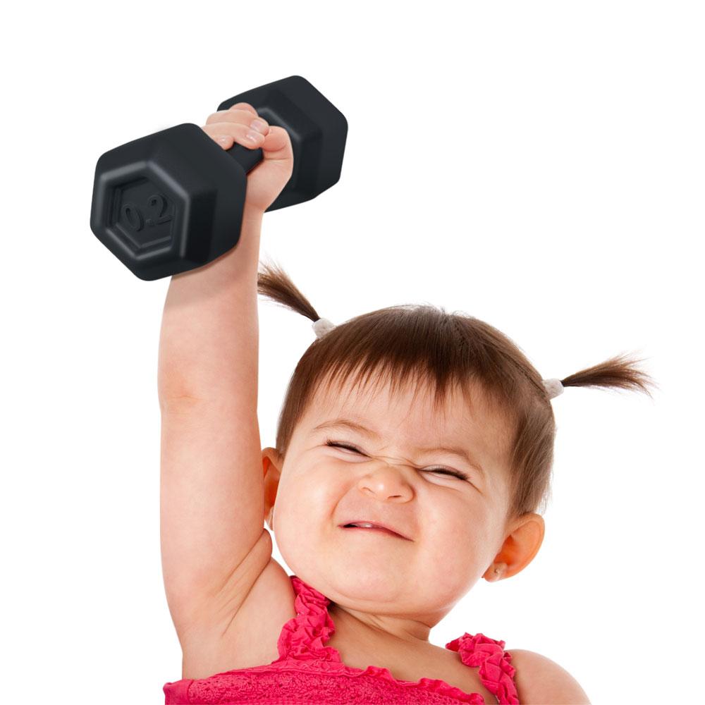 Genuine Fred Buff Baby Dumbbell Rattle