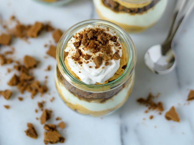 Pumpkin Parfaits with Coconut Whipped Cream