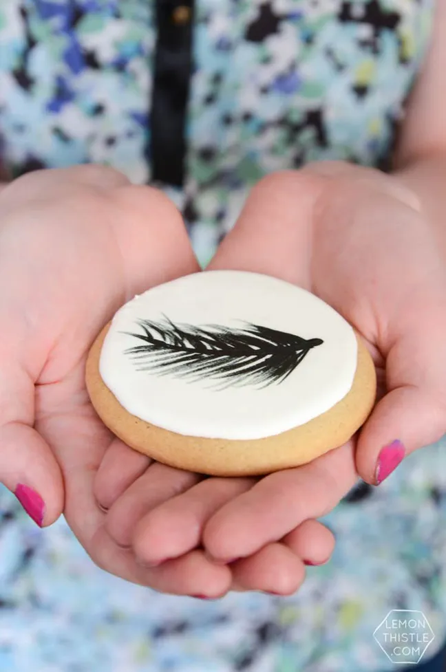 Feather Cookies