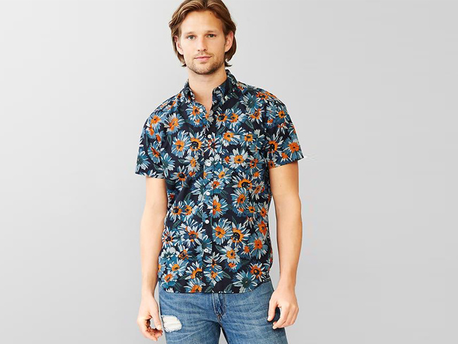 Paint Floral Shirt