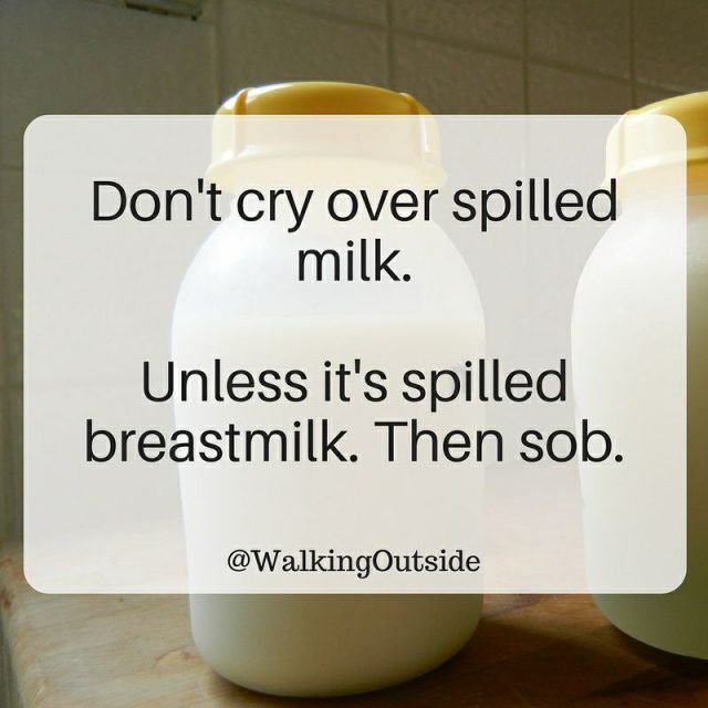 On Spilling Breast Milk