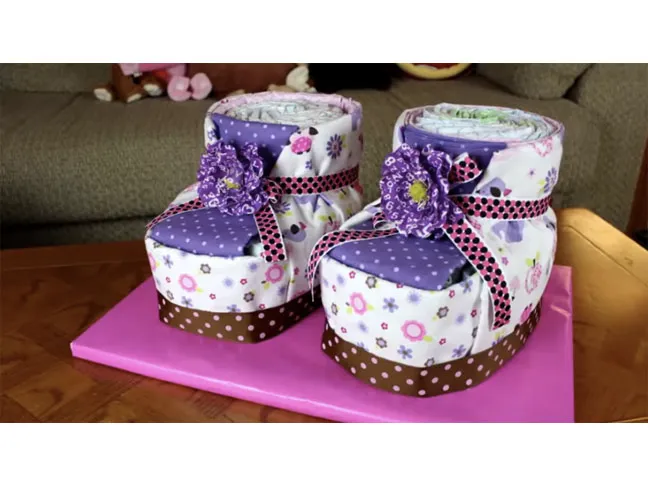 Diaper Cake Booties