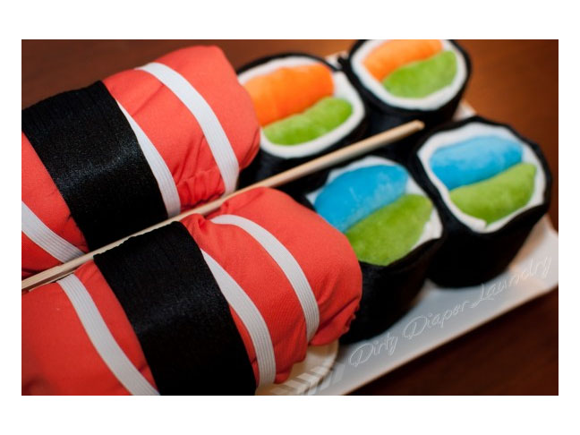 Sushi Diaper Cake