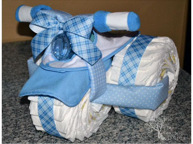 Tricycle Diaper Cake