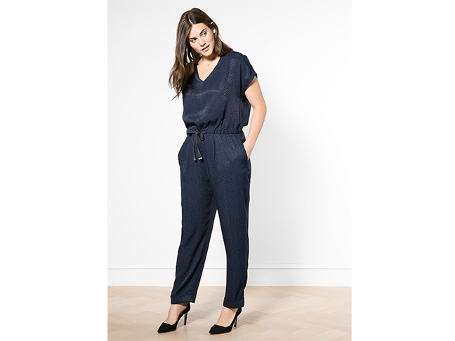 Animal jacquard jumpsuit 