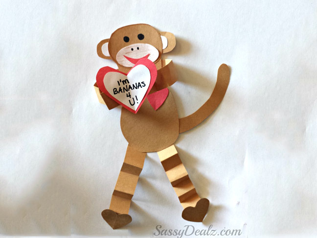 Monkey Heart Card