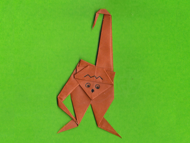 Origami Monkey