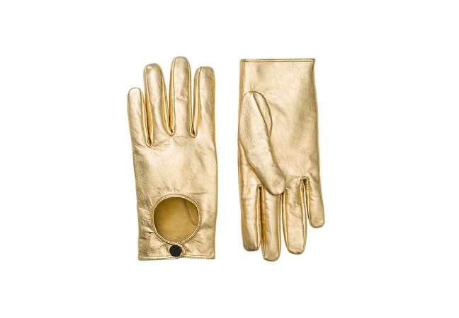 Saturday.com Gold Driving Gloves