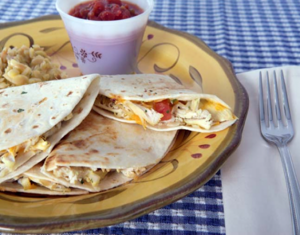 Weeknight Chicken Quesadillas