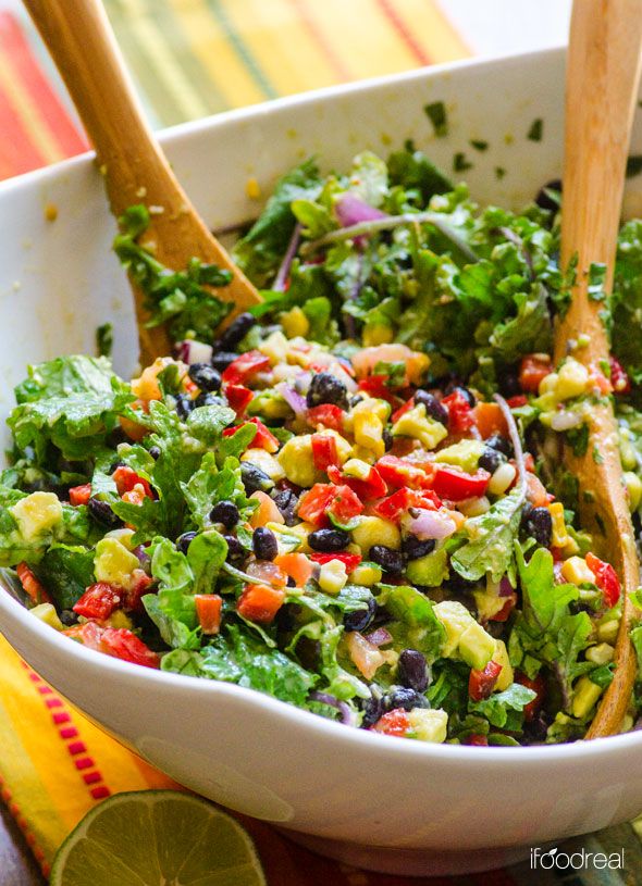 Creamy Mexican Kale Salad