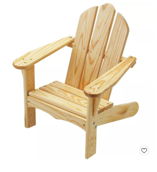 Little Colorado Knotty Pine Kids Classic Adirondack Chair