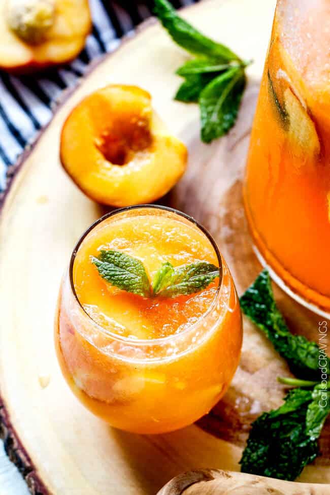 Sparkling Peach Punch