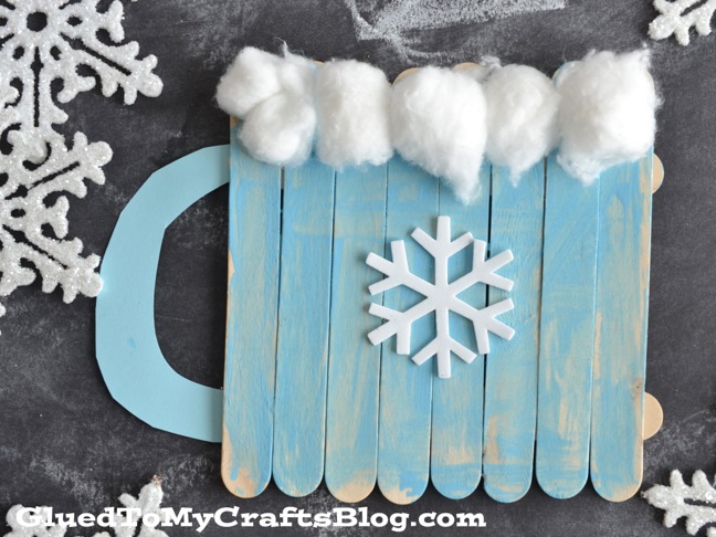 DIY Popsicle Stick Hot Cocoa Mug