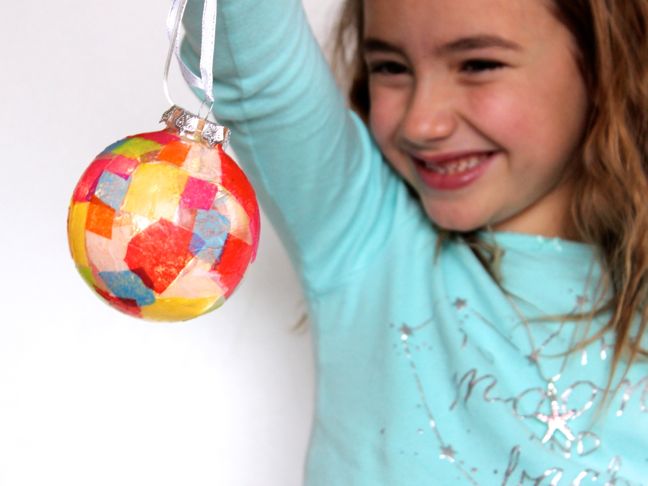 DIY Stained Glass Ornament
