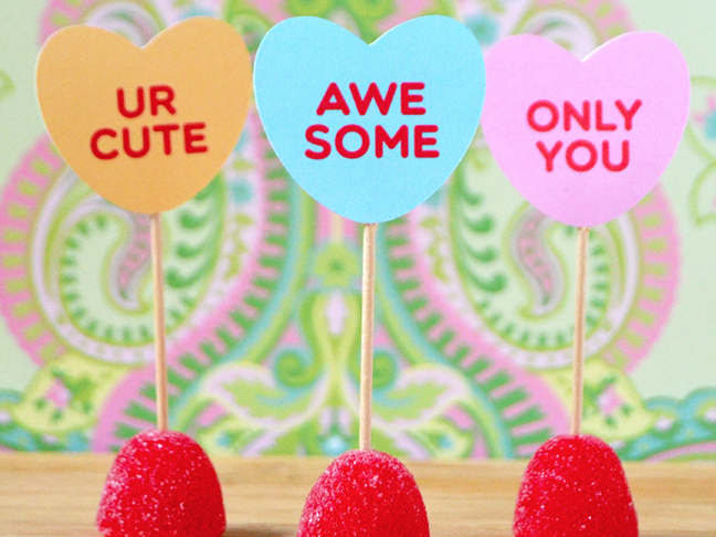 Paper Cupcake Toppers