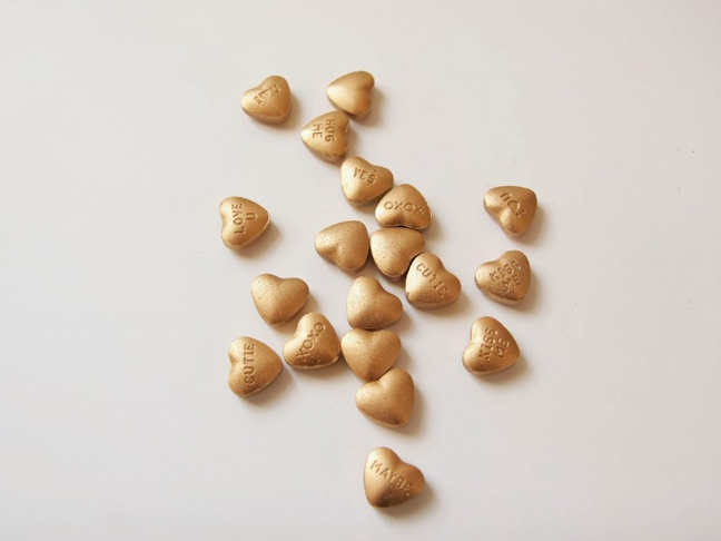 Homemade Ginger Gold Convo Hearts