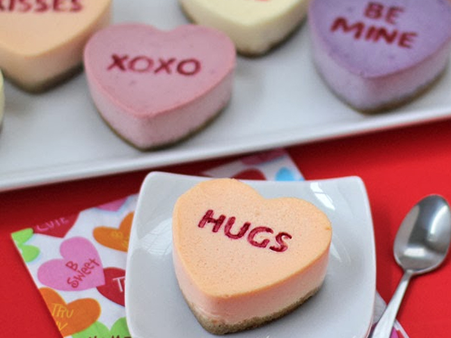 Heart Cheesecakes