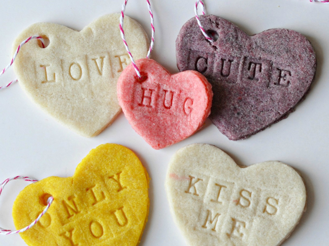 Salt Dough Hearts