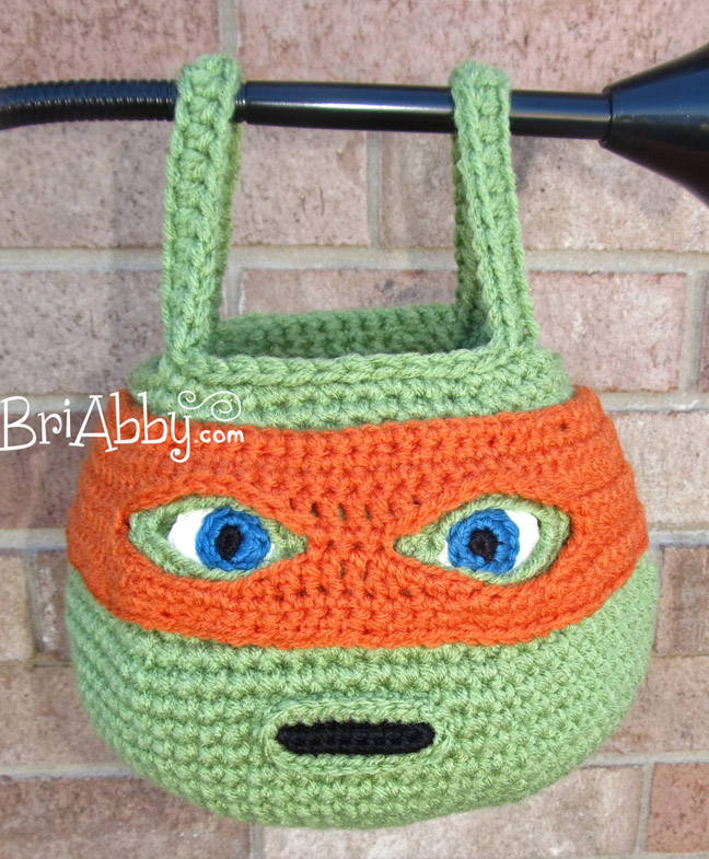 Crochet Ninja Turtle Bag