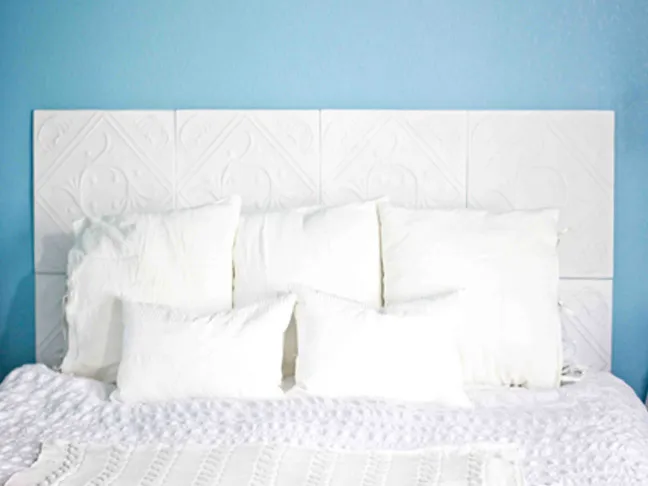 Faux Tiled Headboard