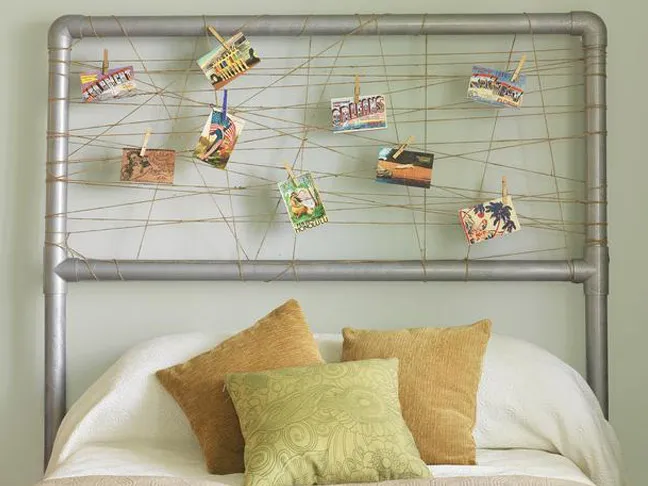 Industrial PVC Pipe Headboard