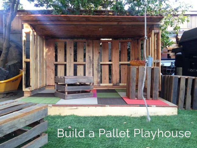 Pallet playhouse