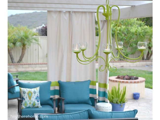 DIY Outdoor Chandelier 