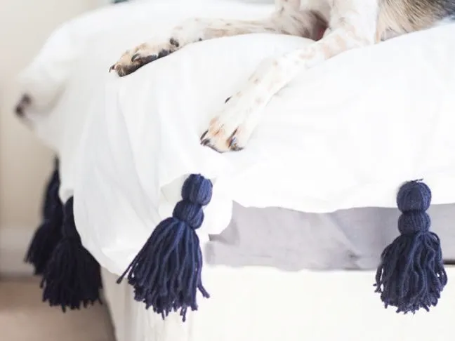 DIY Tassel Bedding