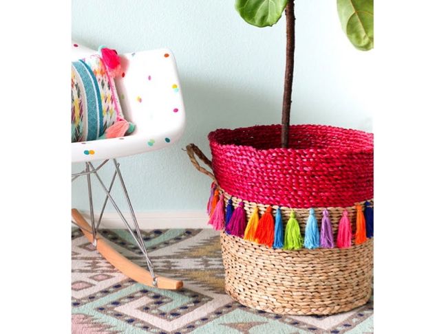 DIY Tassel Planter