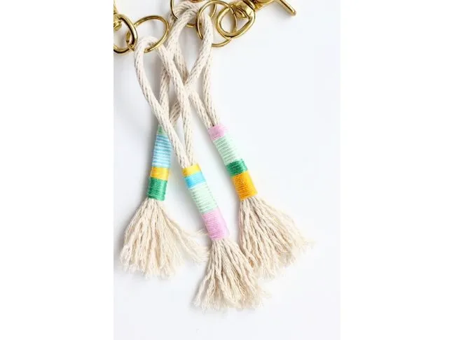 DIY Rope Tassel Keychain