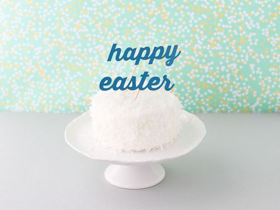 Happy Easter Cake Tops it All Off