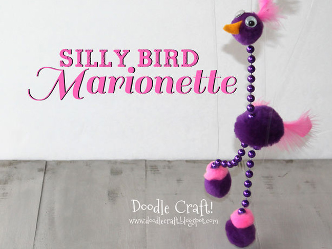 DIY Bird Marionette