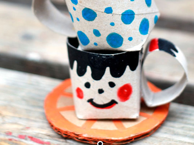 DIY Tea Set Cups