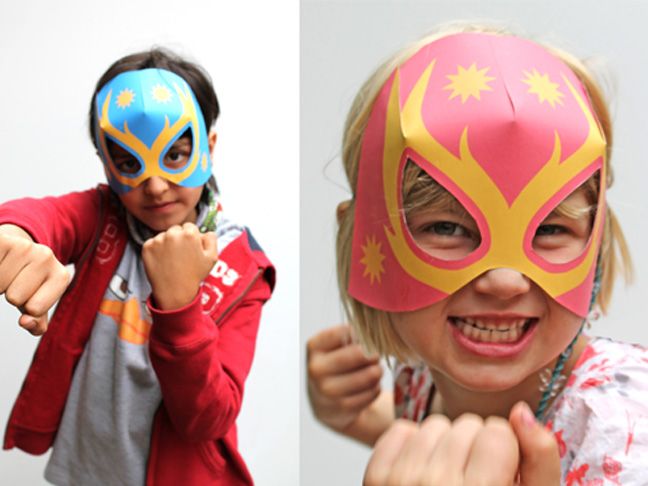 Printable Lucha Libre Masks