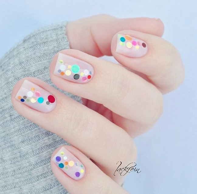 Confetti Nails