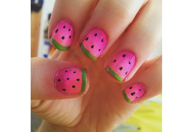 Watermelon Nails