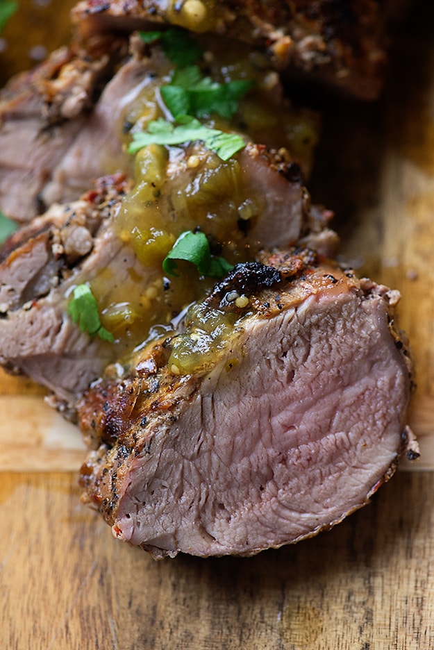 Salsa Verde Pork Tenderloin