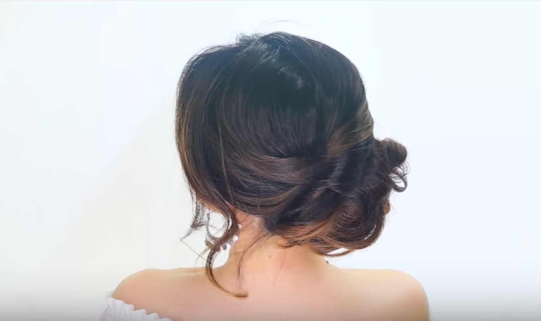 The Elegant Side Bun Updo