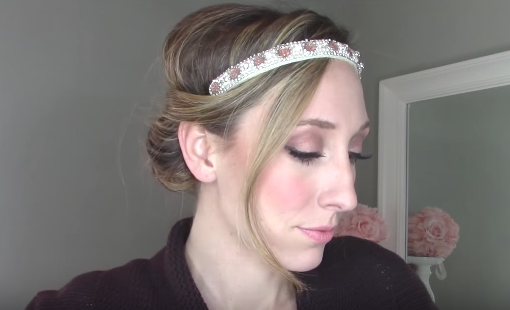 The Headband Twist Updo