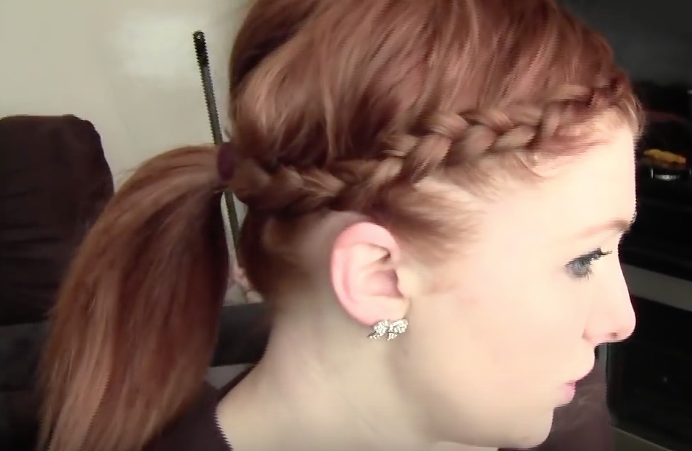 The Side-Braided Pony Updo