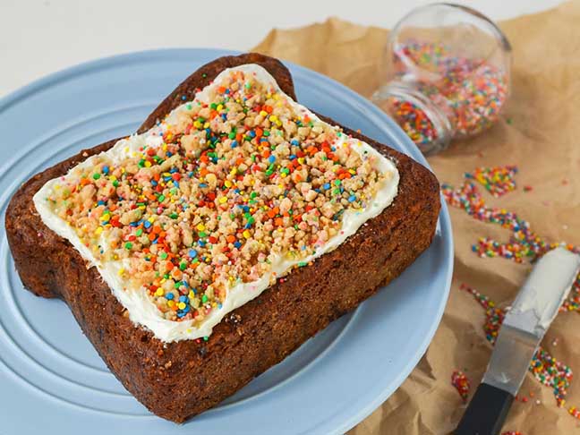 Vegan Fairy Bread Cake