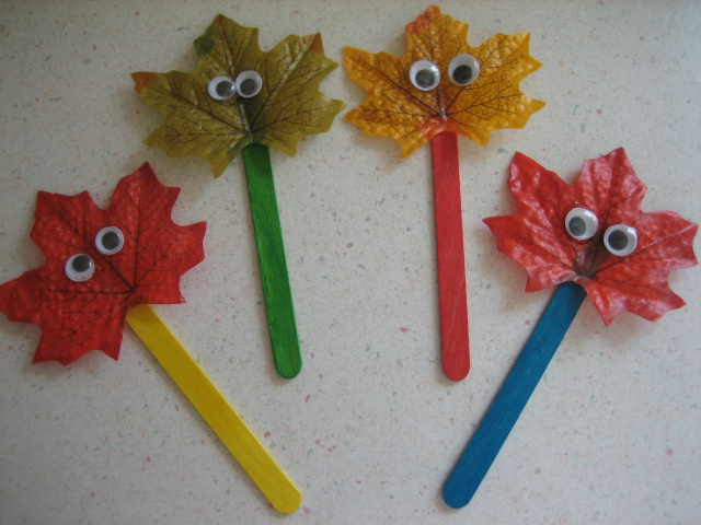 Leaf Popsicles