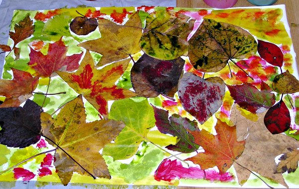 Easy Leaf Art