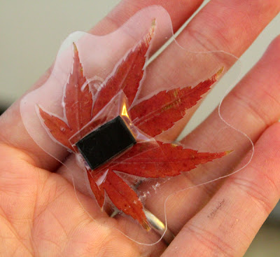 Homemade leaf magnets