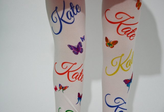 Etsy - Personalized Name Tights