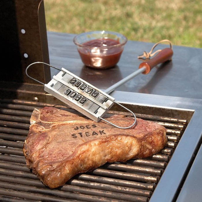 14. Custom Steak Branding Iron