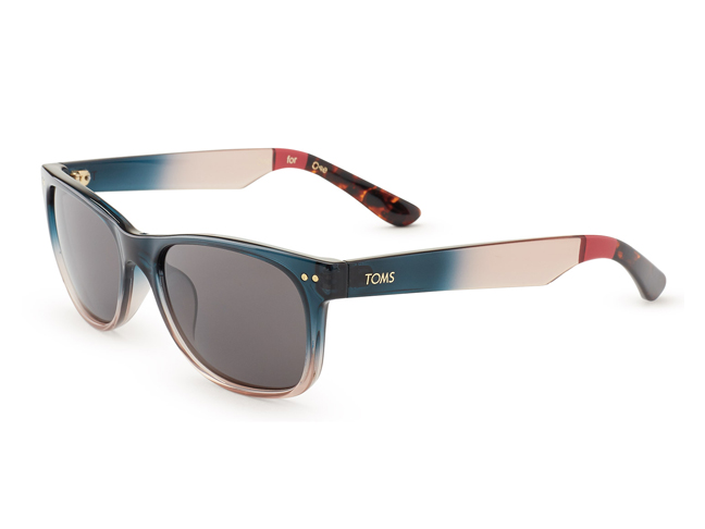 Beachmaster Navy Pink Fade Sunglasses by TOMS