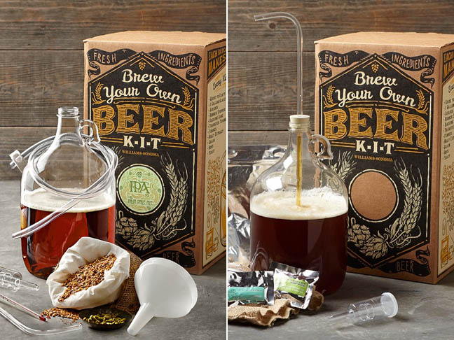 Brew Your Own Beer Kits from Williams-Sonoma