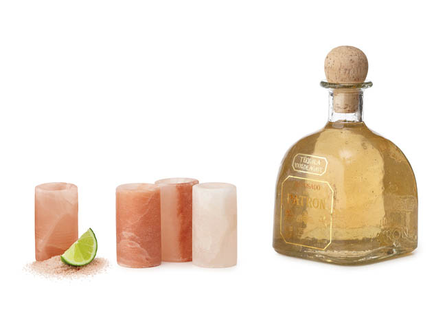 Himalaya Salt Tequila Shot Glass Set from Uncommon Goods