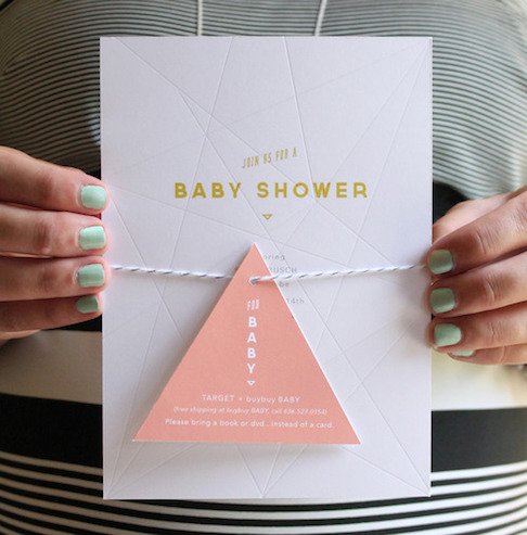 Geometric Baby Shower Theme